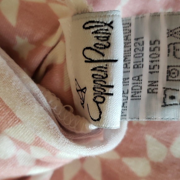 Copper Pearl Star Pattern Knit Swaddle Blanket - Picture 2 of 3